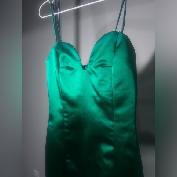 Mango Emerald green dress size XS - Picture 4 of 10